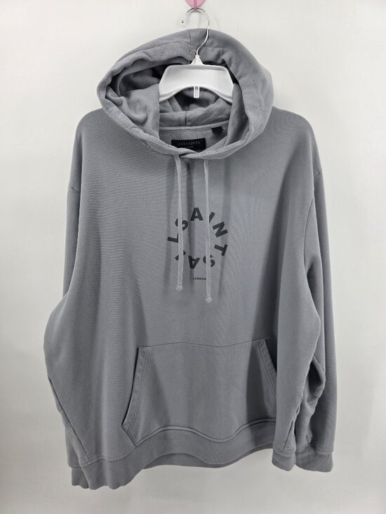 AllSaints Other - All Saints - Men - Tierra Logo Hoodie - Gunmetal - XL